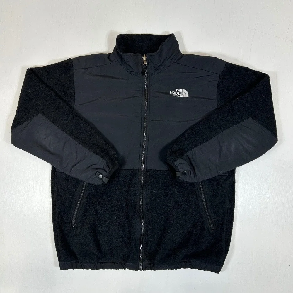 The North Face Boys Denali Polartec Fleece Jacket Black XL TG Full Zip